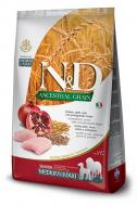 Корм сухой для взрослых собак для крупных пород/для средних пород Farmina N&D AncestralGrain (курица и гранат) 7 кг