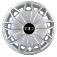 Колпак для колес SJS Lada 338 R15" 4 шт. серебряный (092662)