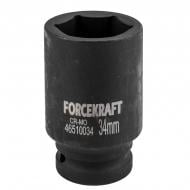 Головка глубокая 3/4'', 34 мм (6 г.) Forcekraft 1 шт. FK-46510034