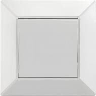 Выключатель перекрестный одноклавишный HausMark Alta без подсветки белый SNG-SWP.SQ20MG1W3-W