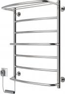 Полотенцесушитель электрический Elna Каскад с полкой –7 нержавеющая сталь 710х530х280 п/п с регулятором t