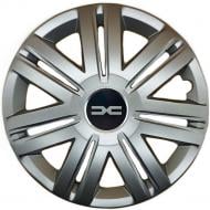 Колпак для колес SJS Dacia NEW 203 R14" 4 шт. серебряный (107764)