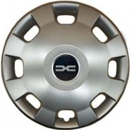 Колпак для колес SJS Dacia NEW 207 R14" 4 шт. серебряный (107771)