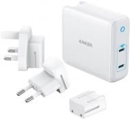 Мережевий зарядний пристрій Anker PowerPort Atom III Duo — 60 W 2xUSB-С White