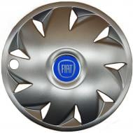 Колпак для колес SJS Fiat (синій) 210 R14" 4 шт. серебряный (107775)