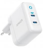 Сетевое зарядное устройство Anker PowerPort III Duo - 36W 2xUSB-С White