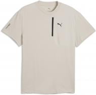 Футболка Puma PUMATECH Pocket Tee 69394482 р.S бежевый