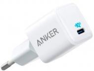 Сетевое зарядное устройство Anker PowerPort III Nano 18W USB-C White