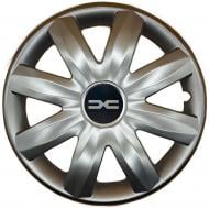 Колпак для колес SJS Dacia NEW 221 R14" 4 шт. серебряный (107786)