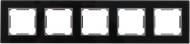 Рамка HausMark Alta 5 на горизонтальная черный SNG-FRG,SQ20G5-BK