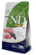 Корм сухой беззерновой для взрослых кошек Farmina N&D GrainFreePrime ягненок и черника 5 кг