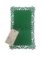 Конверт для столовых приборов Аплі Краплі Easter 24x14 см зеленый