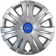 Колпак для колес SJS Fiat (синій) 317 R15" 4 шт. серебряный (107805)
