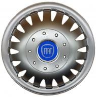 Колпак для колес SJS Fiat (синій) 320 R15" 4 шт. серебряный (107808)