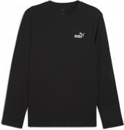Футболка с длинным рукавом Puma ESS No. 1 Logo Longsleeve Tee 68254601 р.S черный