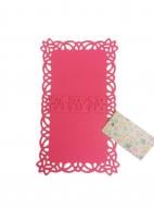 Конверт для столовых приборов Аплі Краплі Easter 24x14 см малиновый