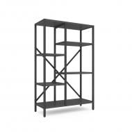 Стеллаж Metkas Home металлический крашеный "Лофт Cascade" 1090х700х300 мм антрацит (LSC10925 07030 55)