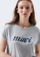 Футболка Mavi LOGO ISTANBUL TISORT gri melanj 166422-25702 р.S серый