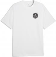 Футболка Puma GRAPHICS Relaxed Badge Tee 69436702 р.XL белый