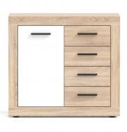 Комод напольный Accord Vilhelm VL2 847x782x319 мм дуб сонома/белый/дуб сонома