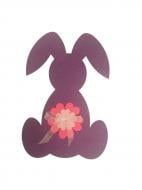 Конверт для столовых приборов Аплі Краплі Rabbit 24x16 см сиреневый