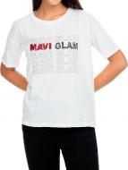 Футболка Mavi MAVI GLAM PRINTED TOP 168108-28945 р.S білий Футболка Mavi MAVI GLAM PRINTED TOP 168108-28945 р.S білий