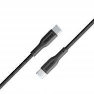 Кабель Promate xCord-CC USB-C to USB-C 3А 1 м 1 м черный (xcord-cc.black)