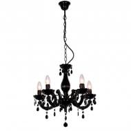 ВІТРИНА! Люстра Zuma Line Magnolia 5x40 Вт E14 чорний