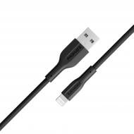 Кабель Promate xCord-Ai USB to Lightning 2А 1 м 1 м черный (xcord-ai.black)