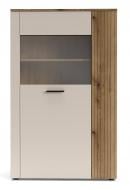 Витрина Accord Frezo FR6 1460х904х420 мм кашемир / дуб эвок прибрежный / кашемир