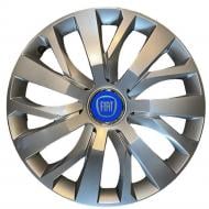 Колпак для колес SJS Fiat (синій) 432 R16" 4 шт. серебряный (107844)