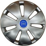 Колпак для колес SJS Fiat (синій) 433 R16" 4 шт. серебряный (107847)