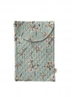 Косметичка MISO accessory стьогана тонка сакура на м'ятному