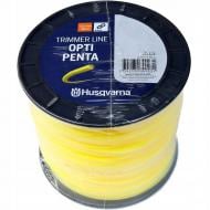 Корд триммерный Husqvarna Opti Penta 2,7мм x 240м желтый катушка