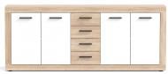 Комод Accord Vilhelm VL5 1902x782x319 мм дуб сонома/дуб сонома/белый