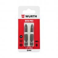 Бита WURTH PH2х50 мм 1/4" 2 шт. 1614176692902