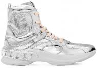 Кроссовки женские демисезонные Casadei Sport 2J866N 2J866N-0AS р.38,5 серебристые