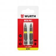 Біта WURTH PH1х50 мм 1/4" 2 шт. 1614176691902