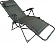 Шезлонг розкладний Grilland SX-3219-1 64x114 см темно-зелений