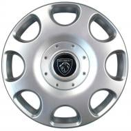 Колпак для колес SJS Peugeot NEW 208 R14" 4 шт. серебряный (107898)