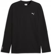 Футболка с длинным рукавом Puma PUMATECH Relaxed Waffle Long Sleeve 63742801 р.XL черный