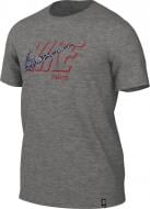 Футболка Nike PSG SSL SWOOSH TEE DZ3615-010 р.S серый