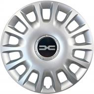 Колпак для колес SJS Dacia NEW 214 R14" 4 шт. серебряный (107905)