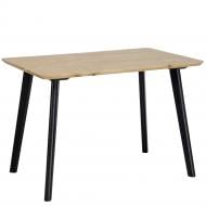 Стол обеденный BOSCO Asket 1100x700x750мм дуб/черный