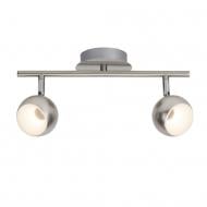 ВИТРИНА! Спот Brilliant G58013/13 LED 2x7 Вт серый/металлик