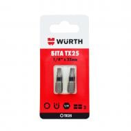 Біта WURTH TX25х25 мм 1/4" 2 шт. 16143125902