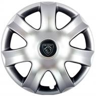 Колпак для колес SJS Peugeot NEW 223 R14" 4 шт. серебряный (107916)