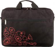 Сумка для ноутбука Porto PN16BK Flowers 15.6" black (PN16BK Flowers)