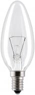 Лампа розжарювання OSRAM B35 свічка 60 Вт E14 220 В прозора CL B 60W Лампа розжарювання OSRAM B35 свічка 60 Вт E14 220 В прозора CL B 60W