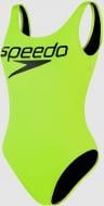 Купальник Speedo DEEP_U-BK_HI_LEG_1PC_PT_A 8-12369F381 р.38 черно-салатовый